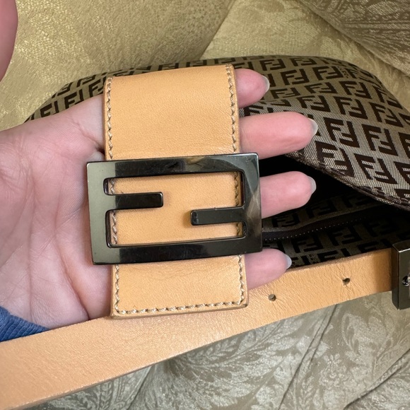 FENDI ZUCCA CANVAS SHOULDER BAG - Picture 5 of 9